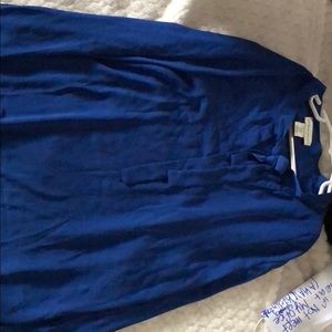 Blue long sleeve top